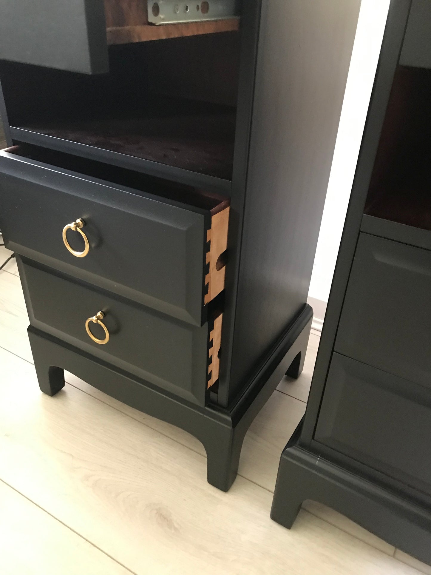 Stag Minstrel Rare Narrow Bedside Tables