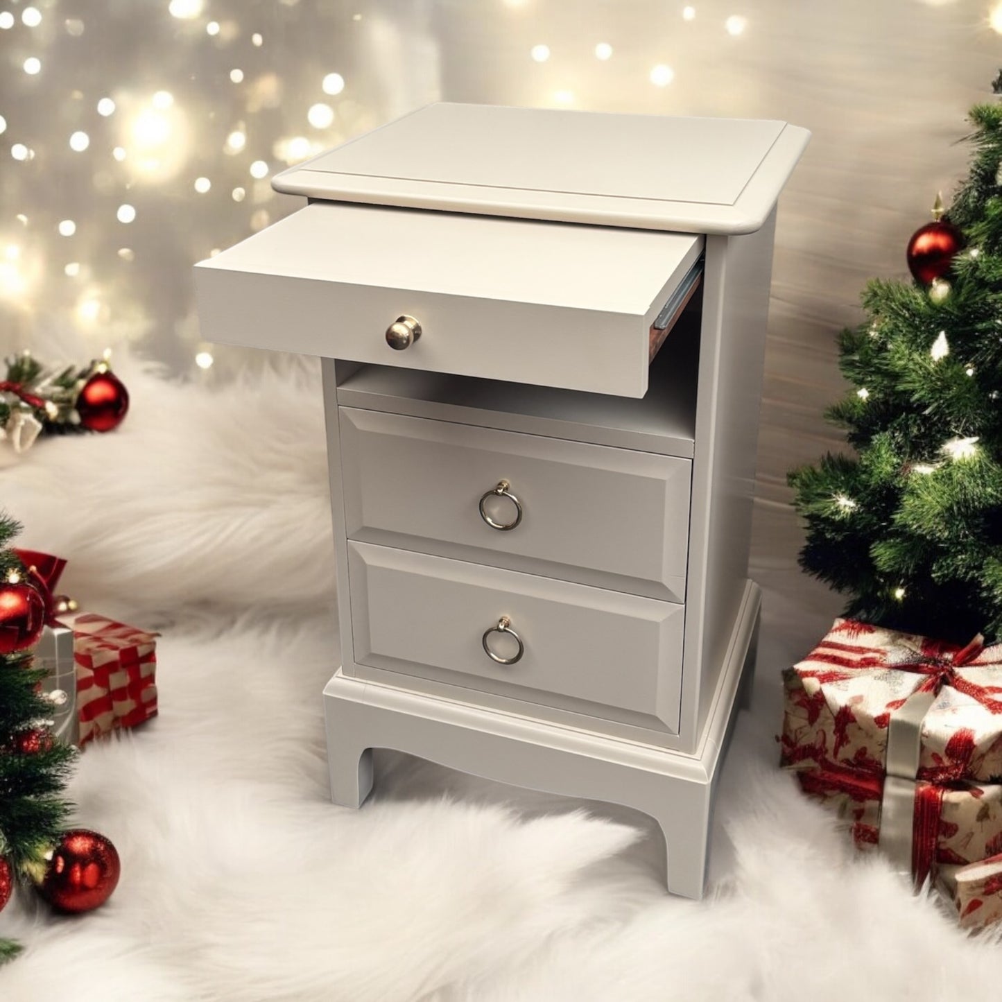 Stag Minstrel Rare Narrow Bedside Tables