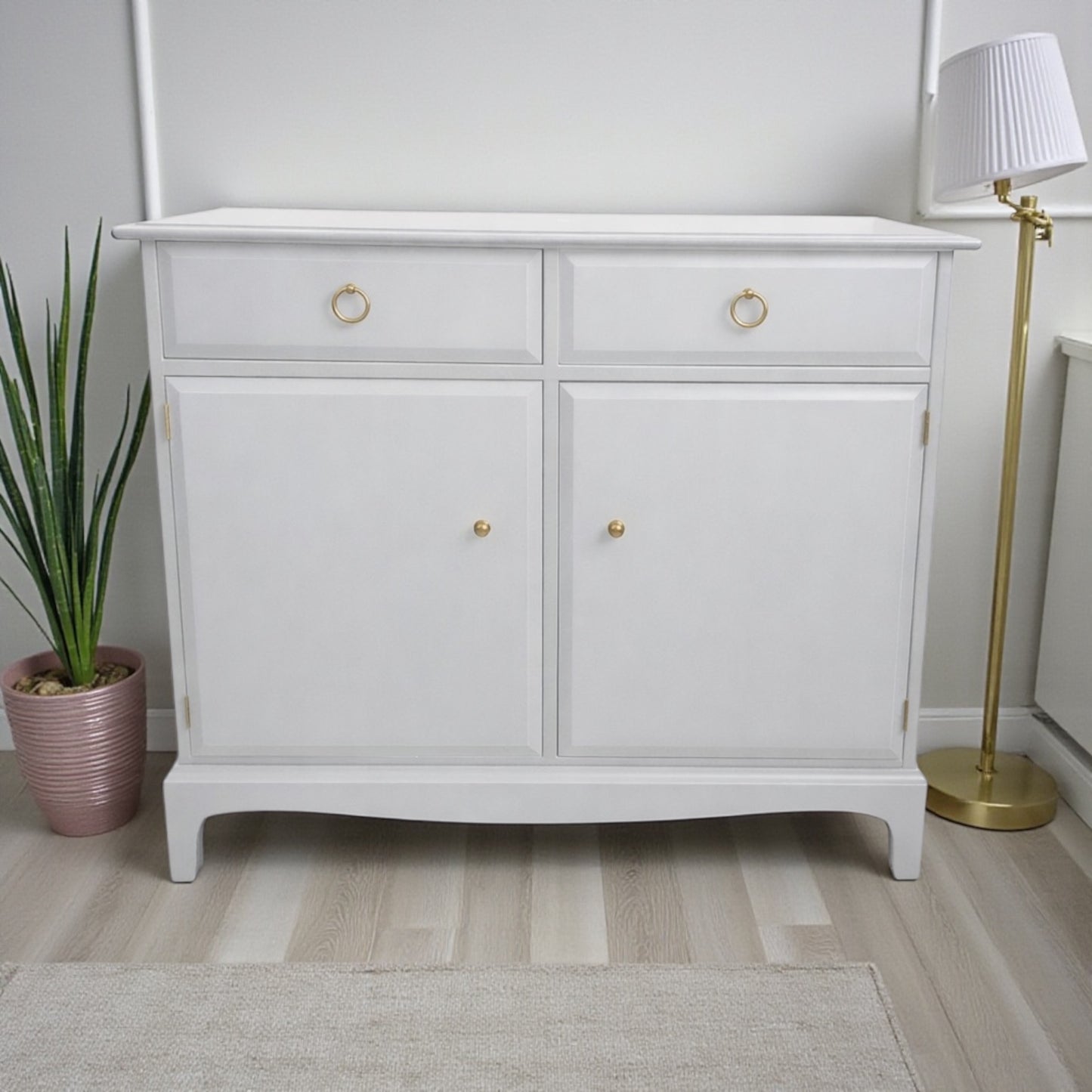 Stag Minstrel 2 x drawer small sideboard *rare*
